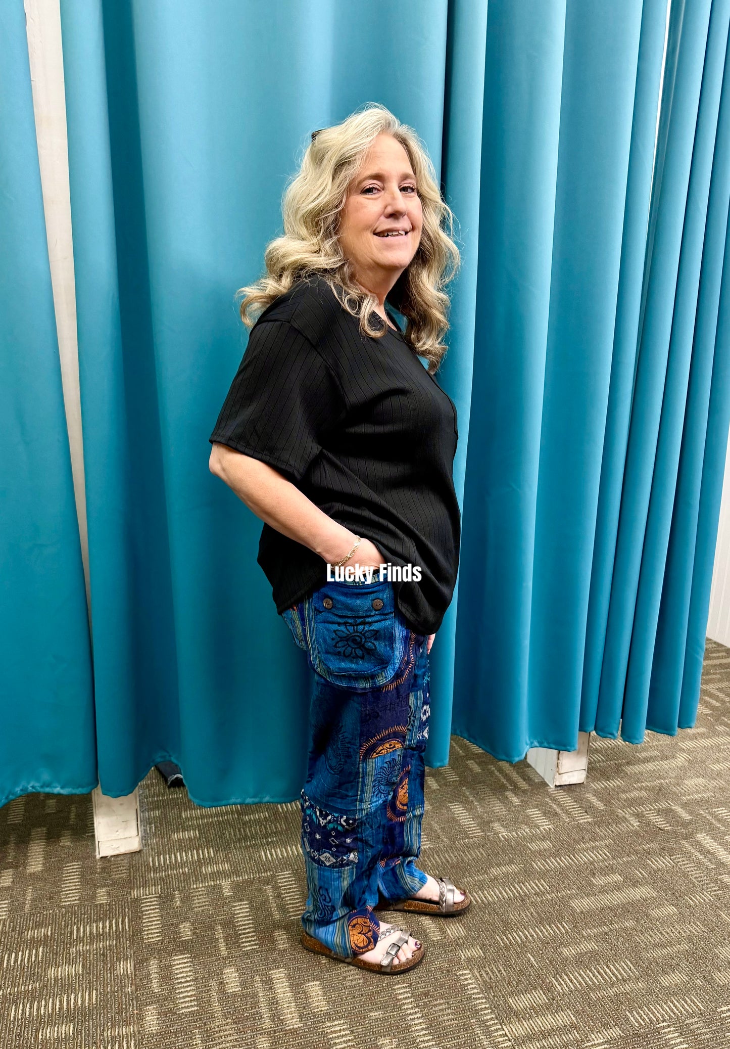 Rocking Patchwork Cargo Pants A318