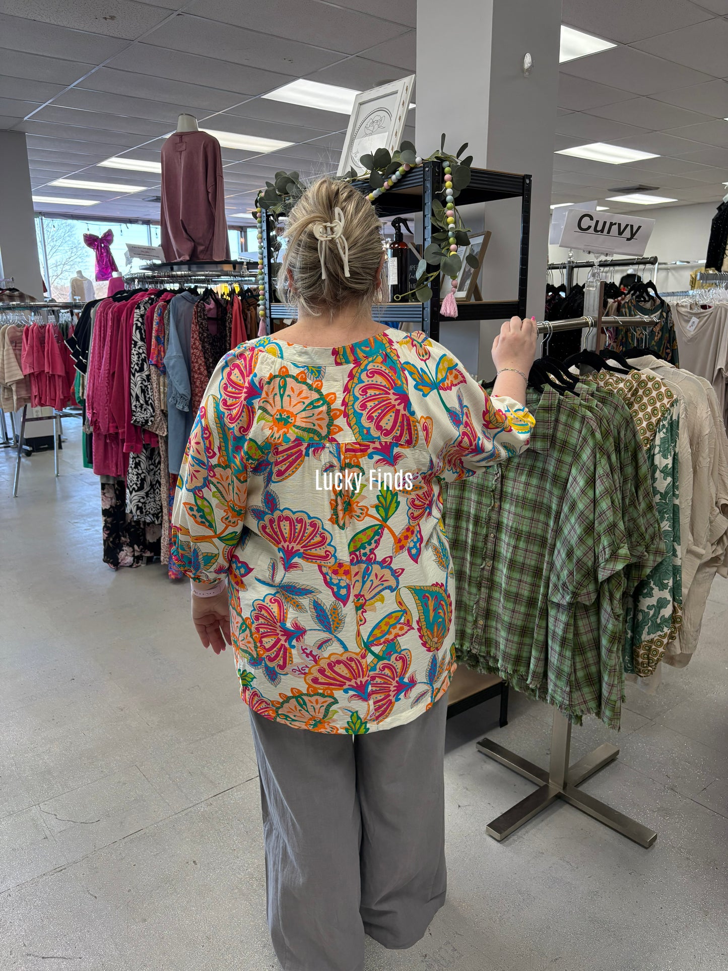 Fancy Paisley Print Umgee Top P462