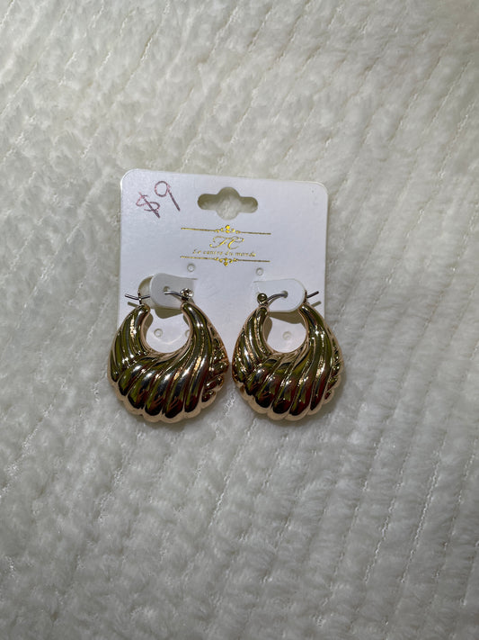 Jv445 trendy hoop earrings