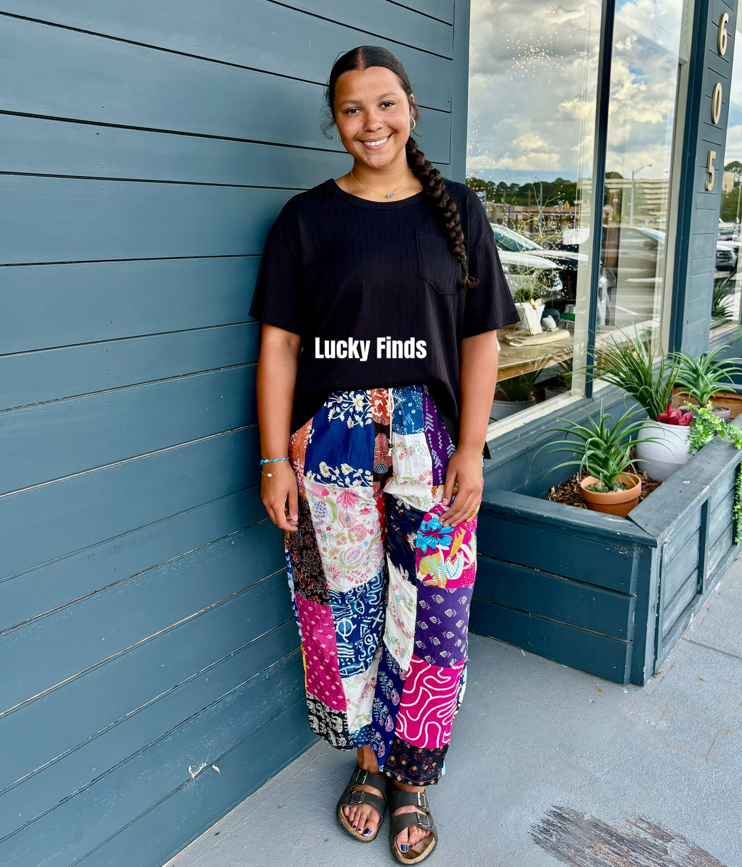 Vintage Patchwork Jogger Pants A296