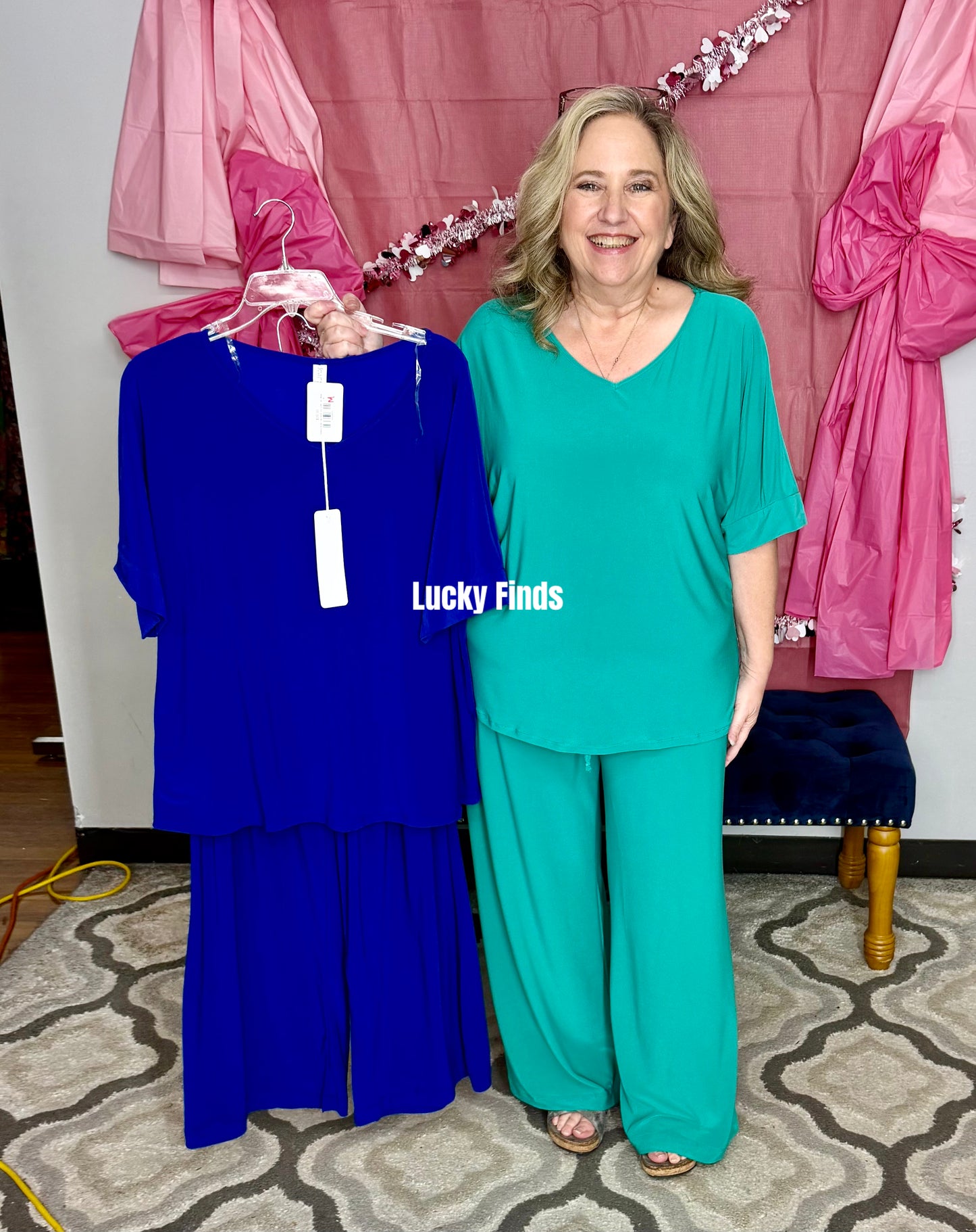 Cabana Wide Leg Pants Set A269