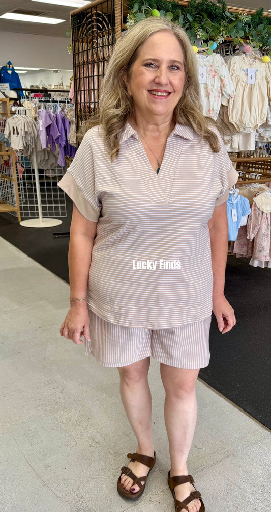 Jersey Shore Shorts Set D1709