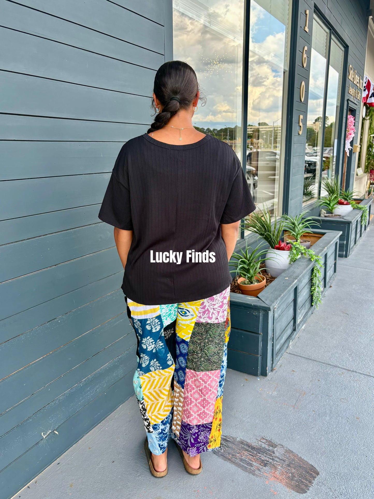 Vintage Patchwork Jogger Pants A296