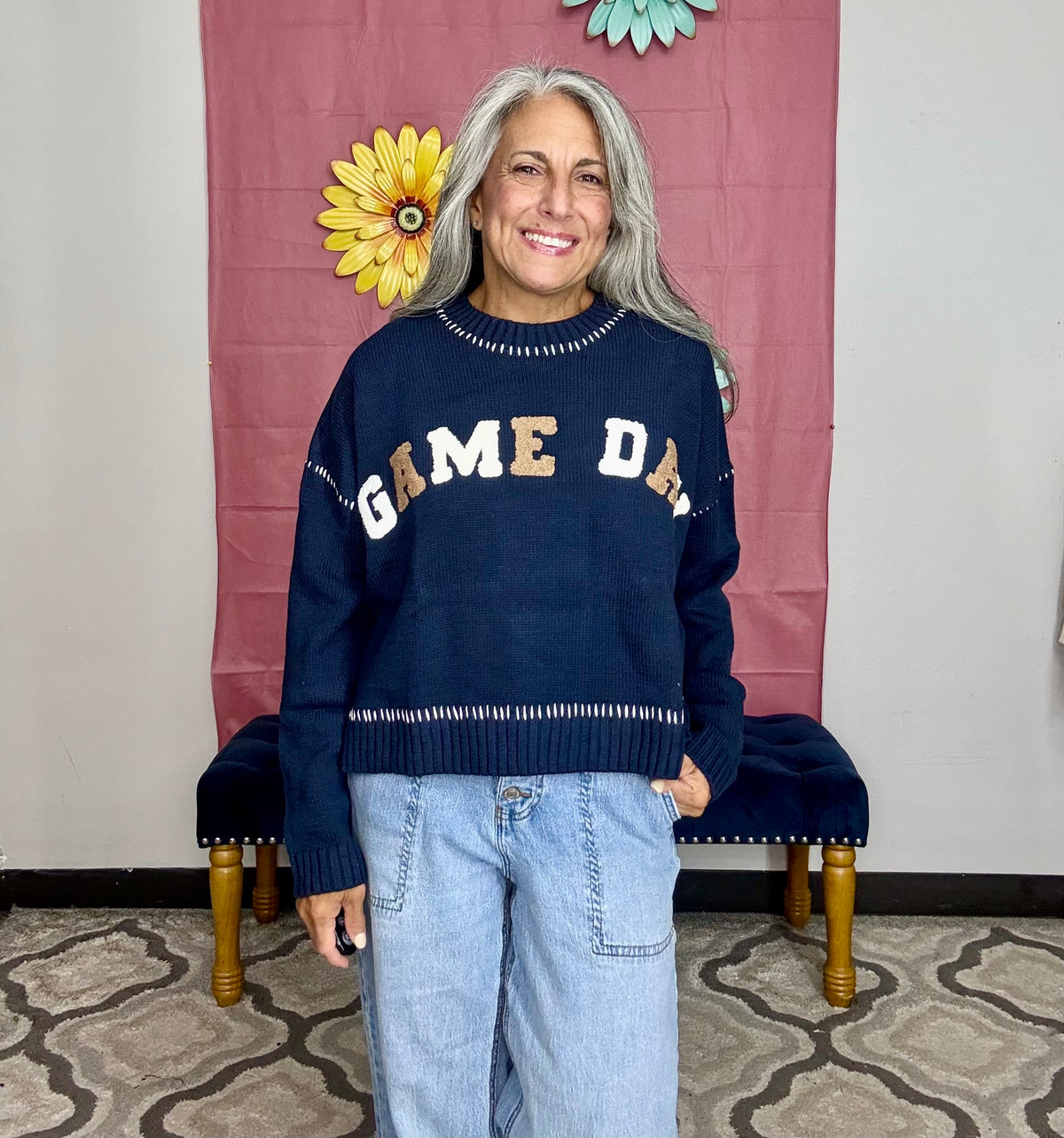 My Fav Game Day Sweater W439