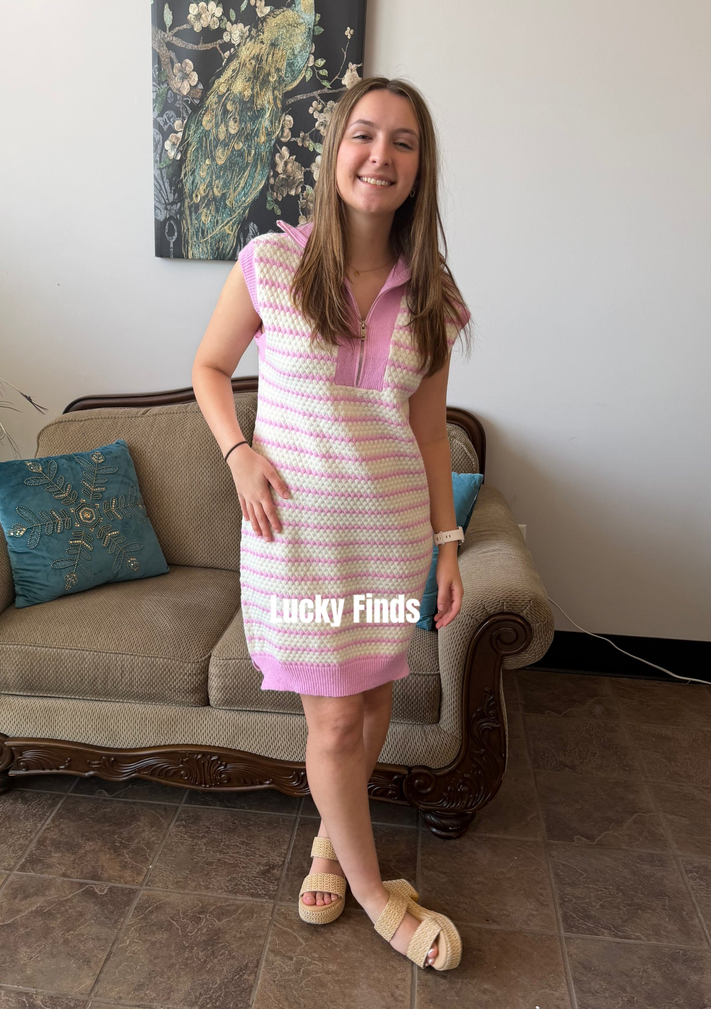 Sunday Stroll Color Block Dress W329