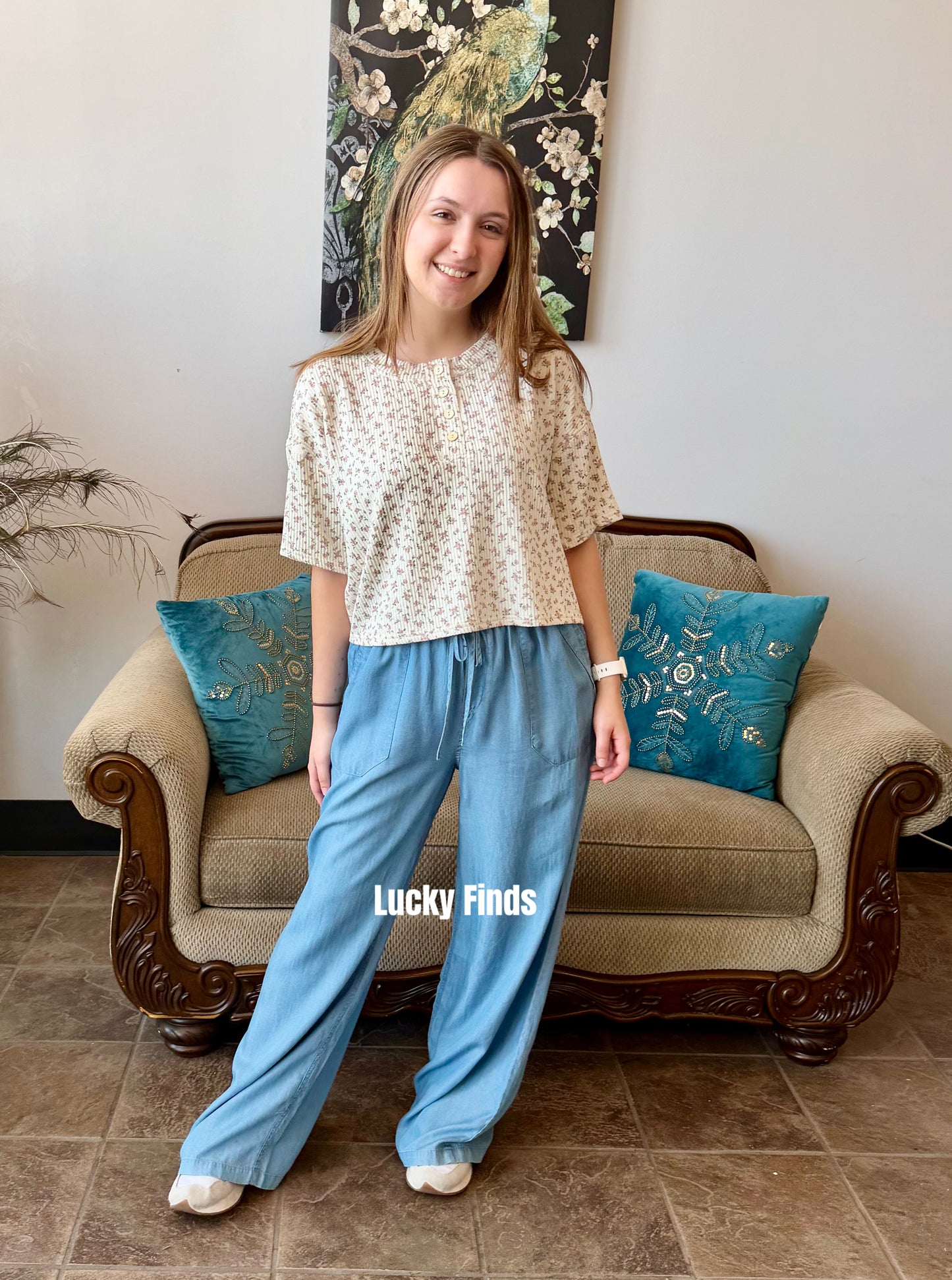 Belong To Me Henley Top A274