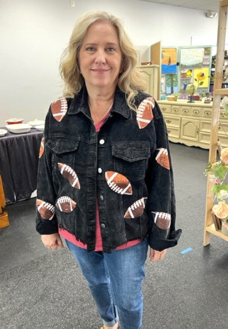 New Game Day Sequin Jacket G202