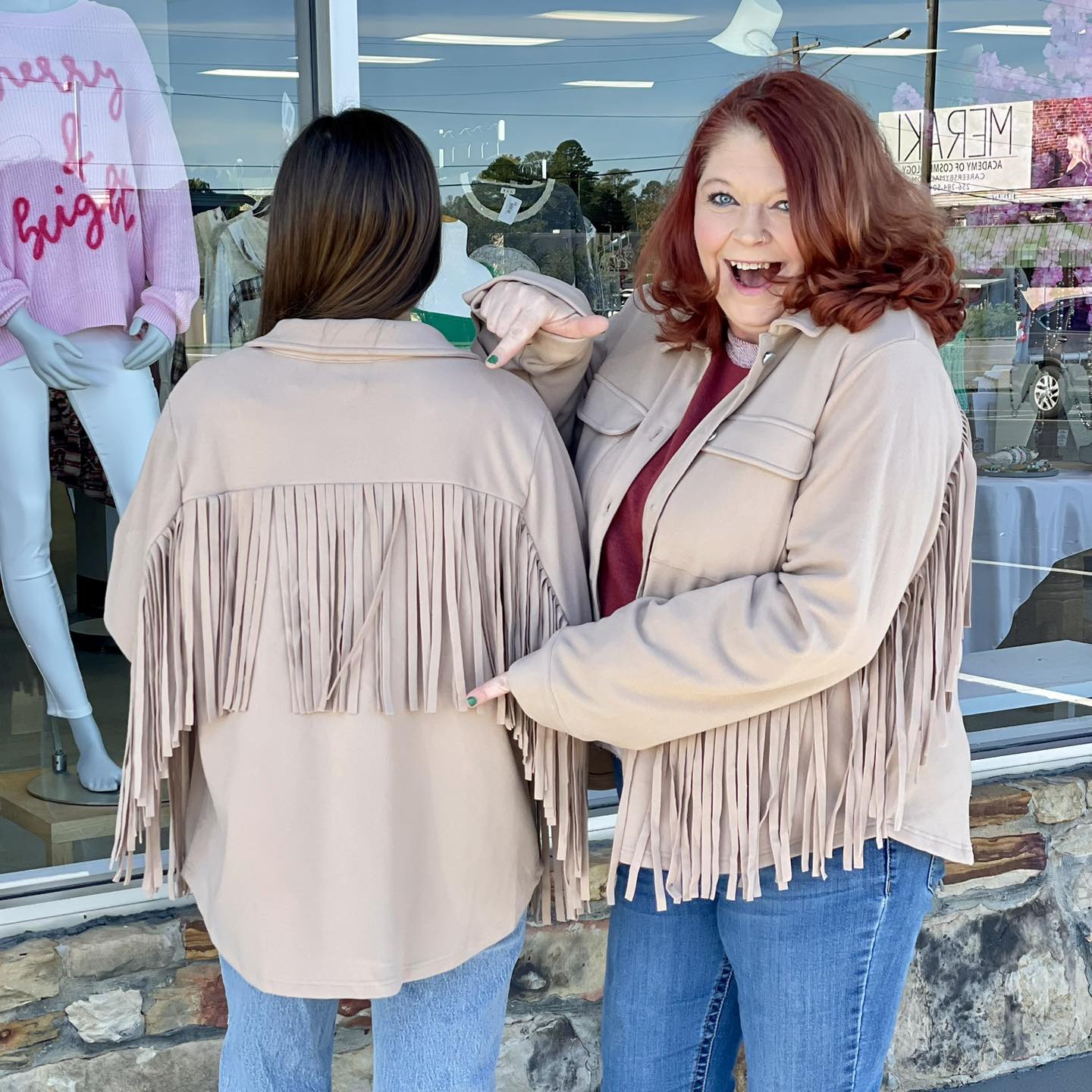 Adorable Fringe Shacket 8503