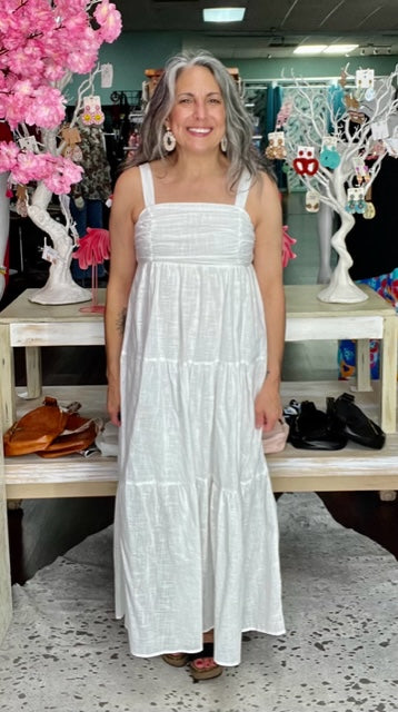 Matilda Tiered Midi Dress 8065
