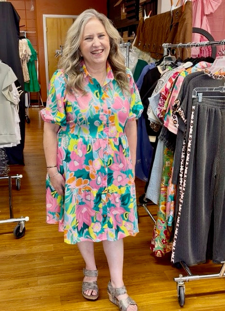 Summer Vibe Babydoll Dress D1686