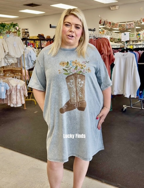 Easel Curvy Cowgirl Dress P537
