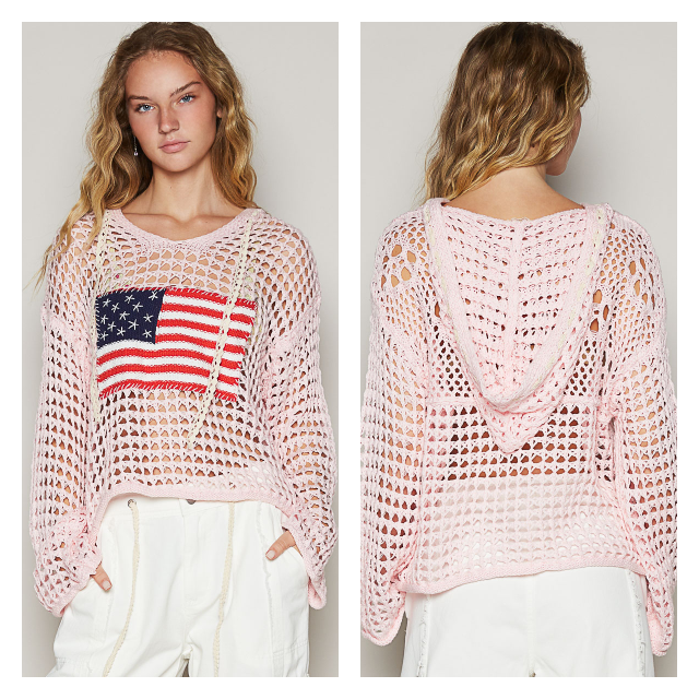 American Flag Hoodie P281