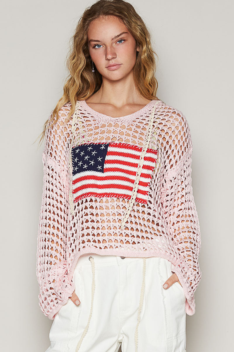 American Flag Hoodie P281