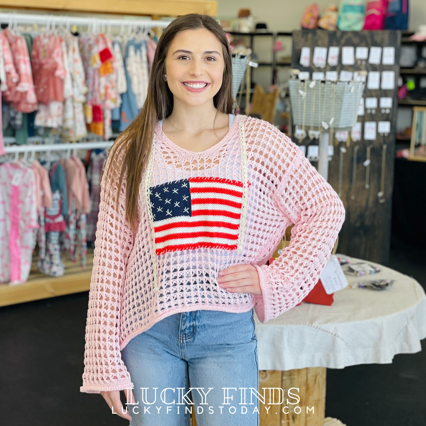 American Flag Hoodie P281