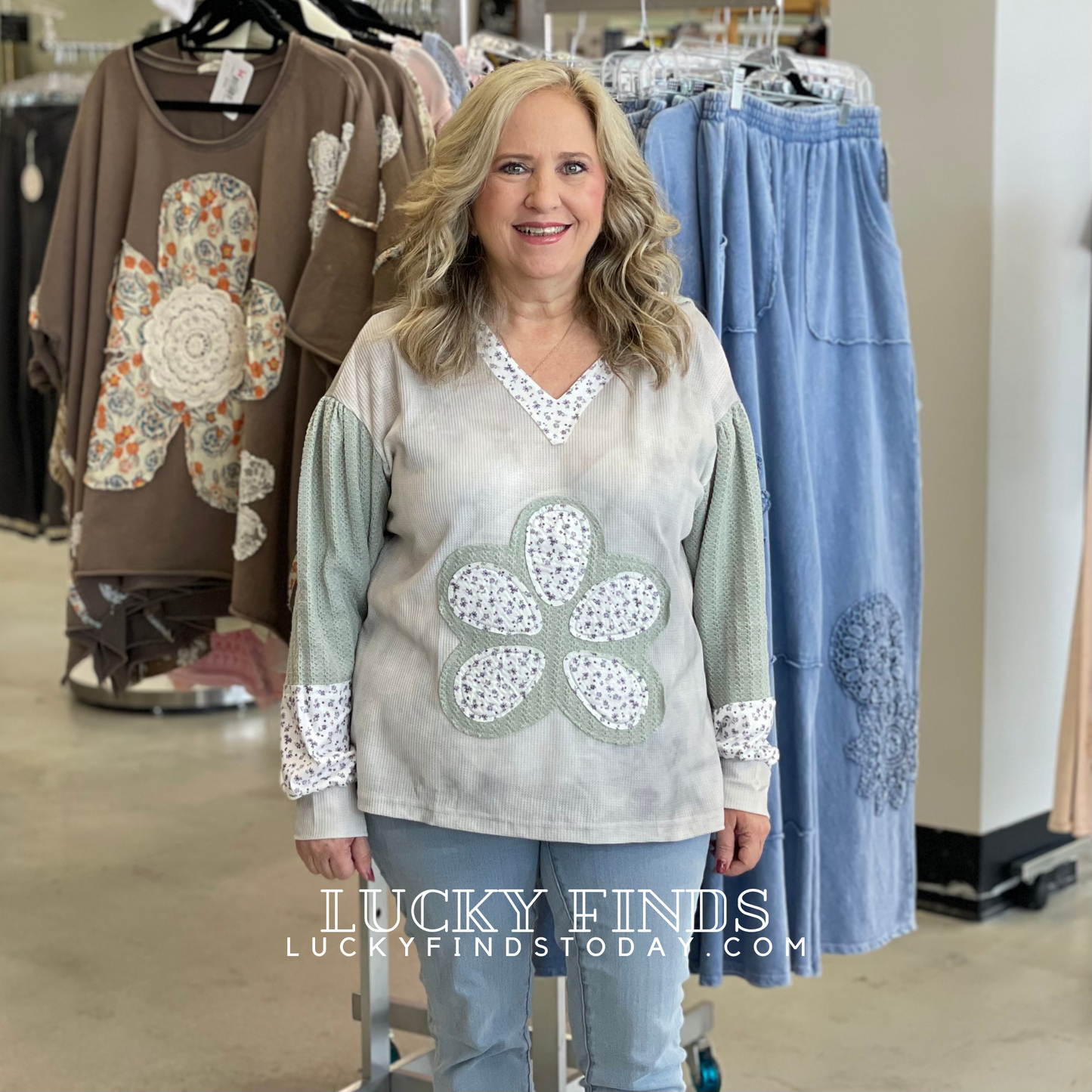 Petal Flower Patch Hoodie D1577