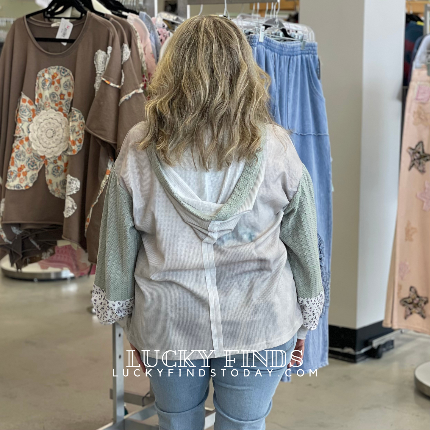 Petal Flower Patch Hoodie D1577