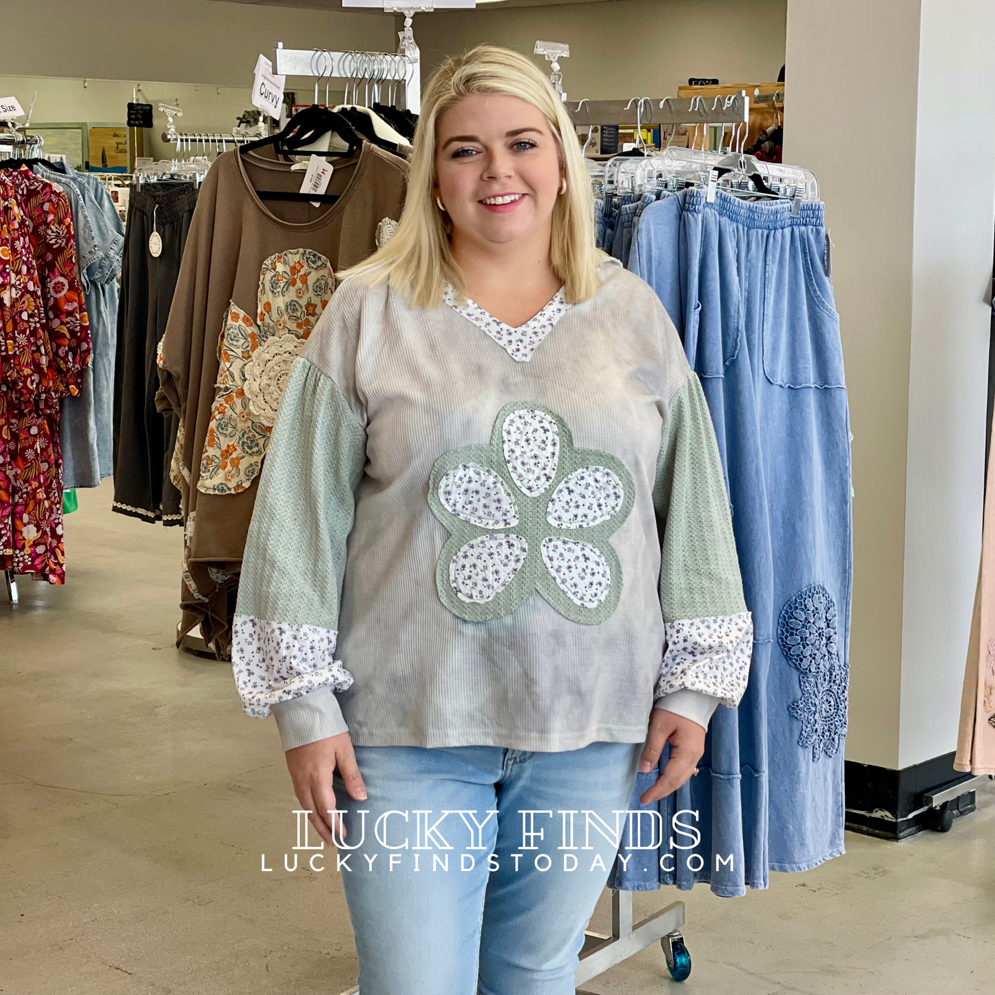 Petal Flower Patch Hoodie D1577