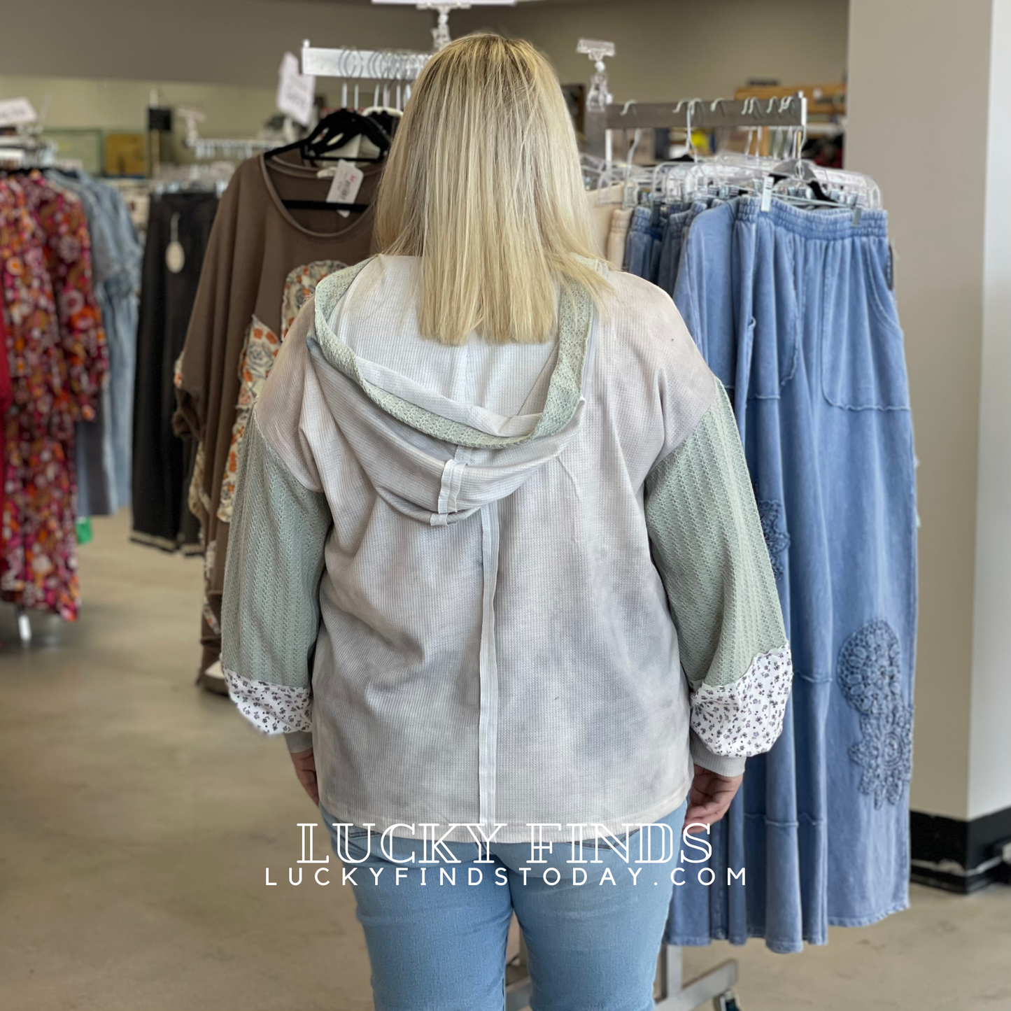 Petal Flower Patch Hoodie D1577