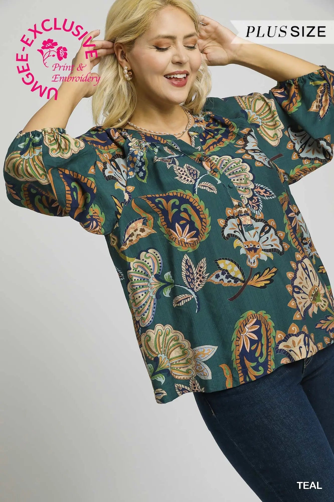 Rocking It Umgee Curvy Top P360