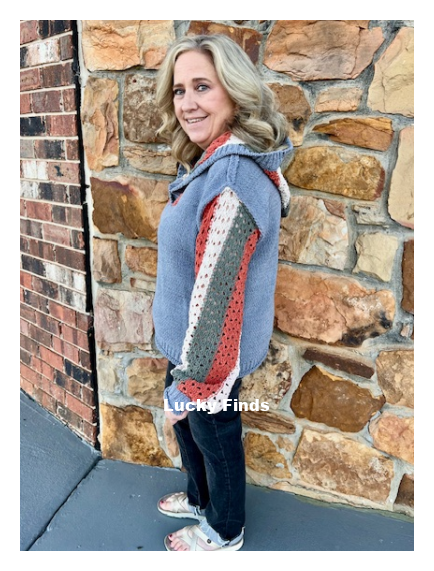 Hight Flying Crochet Hoodie P371