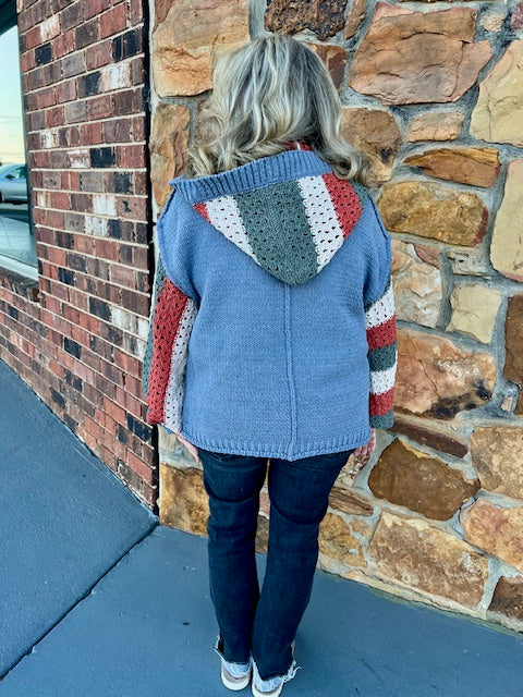 Hight Flying Crochet Hoodie P371