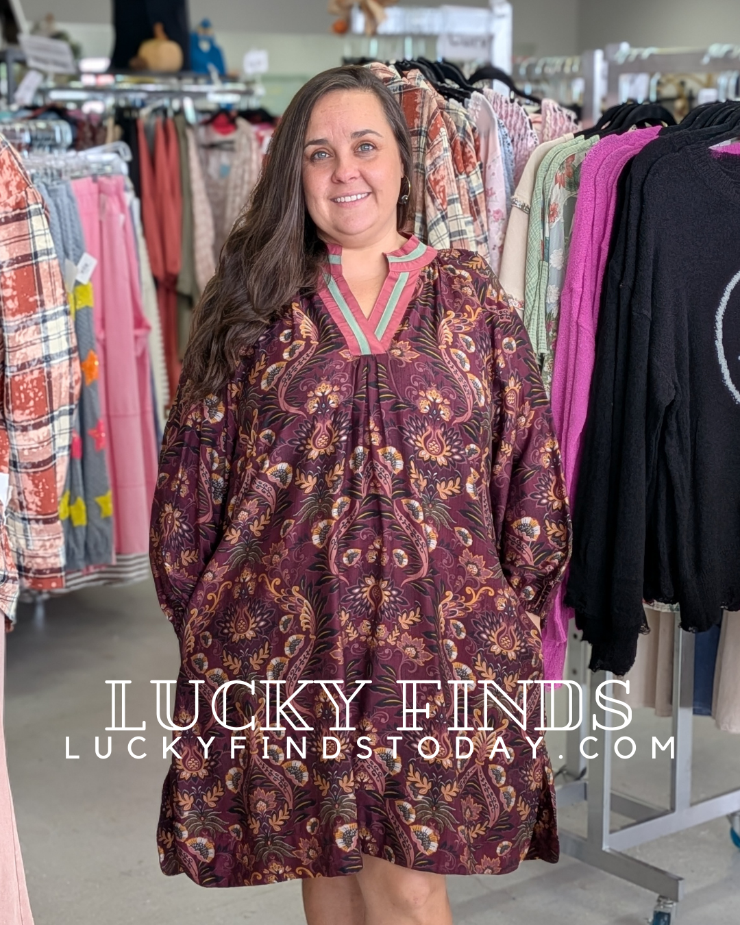 Sweetest Umgee Collared Dress P373