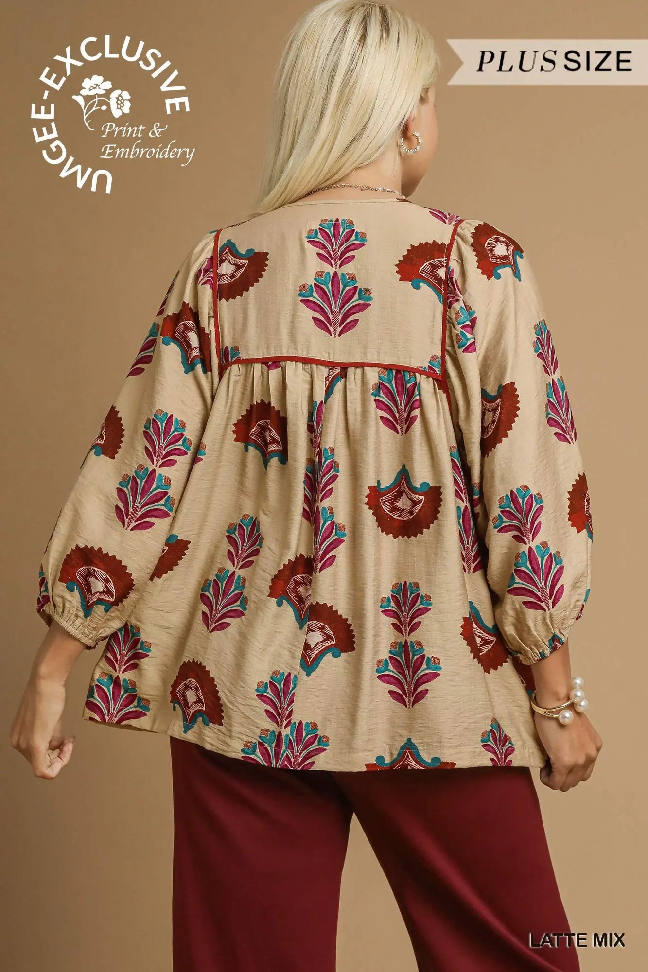Umgee Boho Tassel Top P376