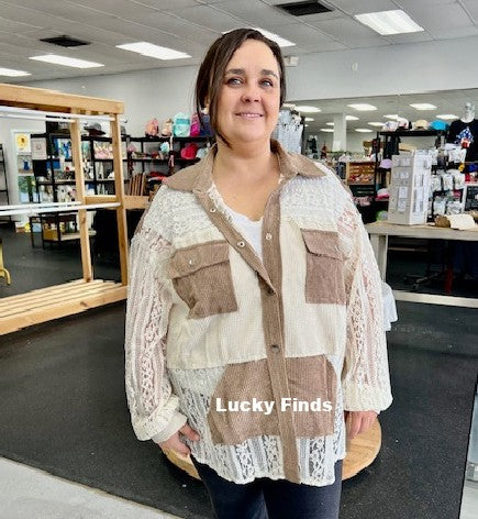 Falling for Lace Top P391