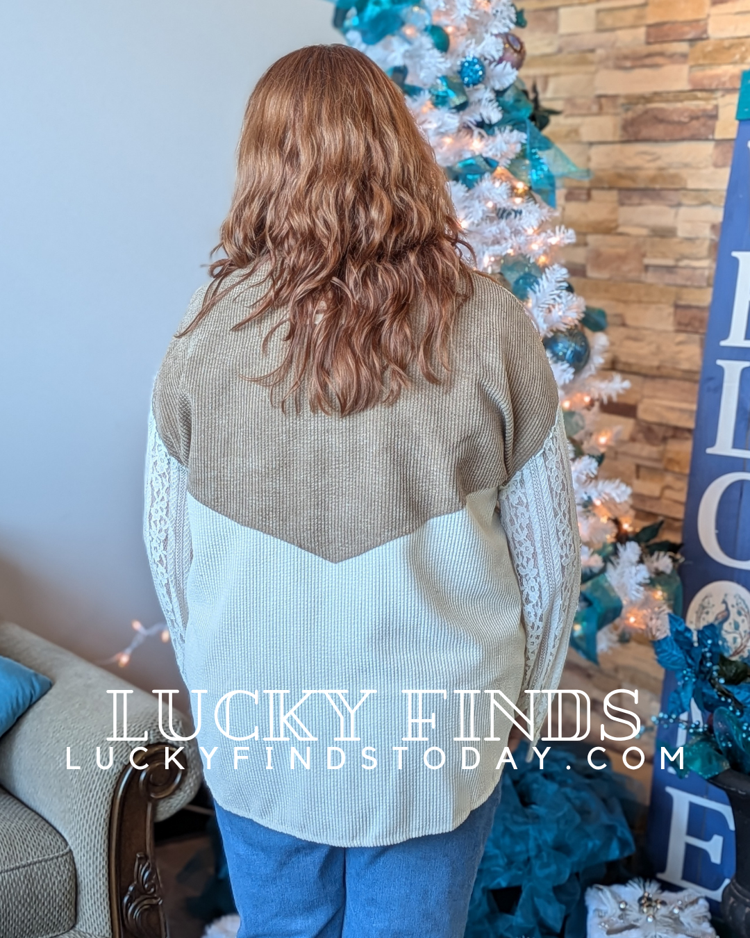 Falling for Lace Top P391