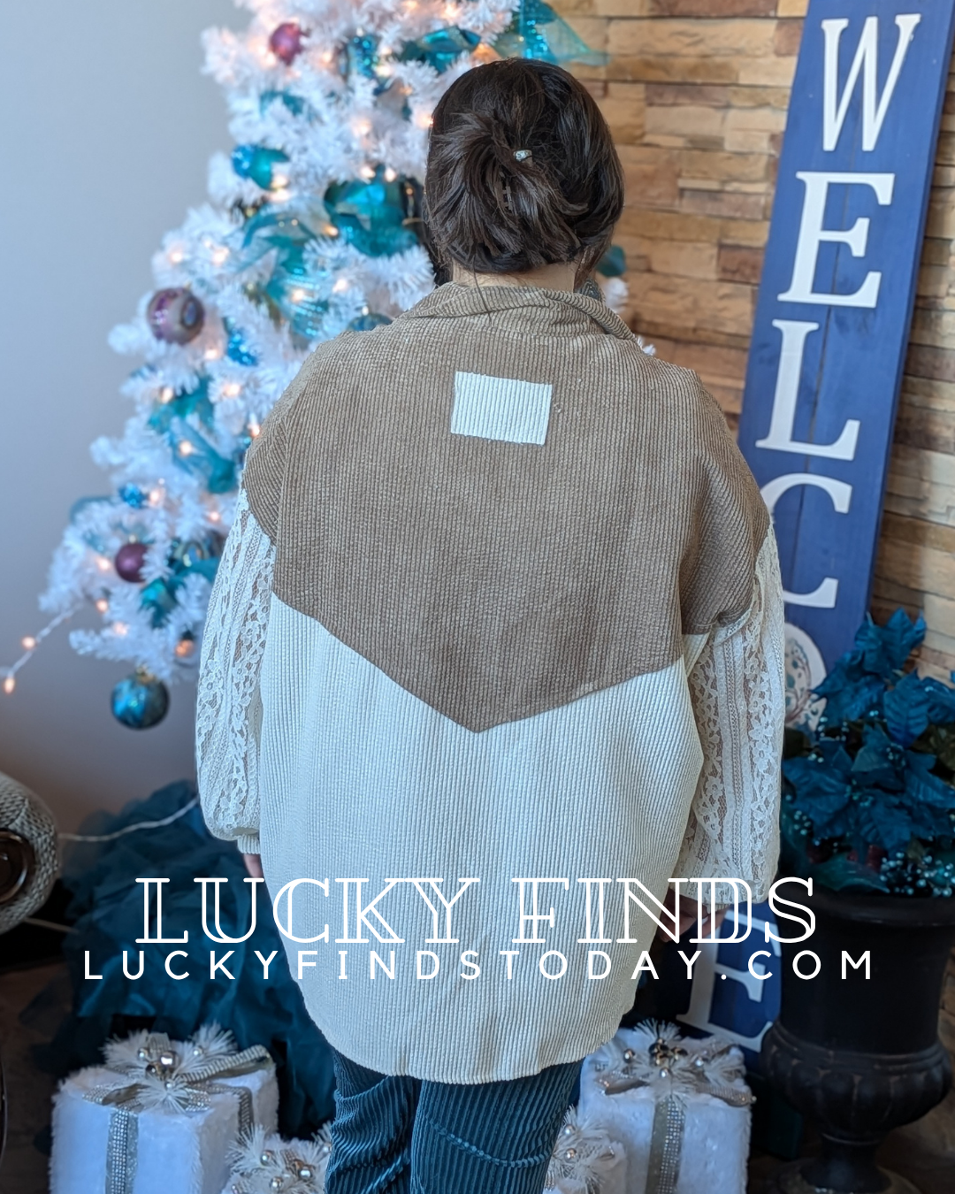 Falling for Lace Top P391