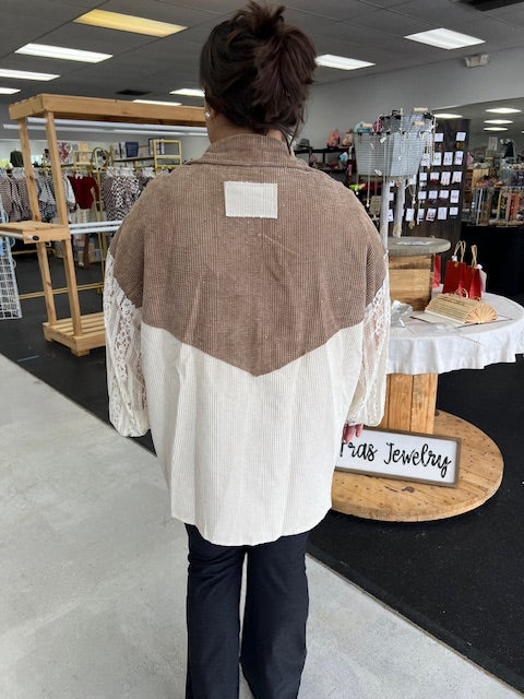 Falling for Lace Top P391