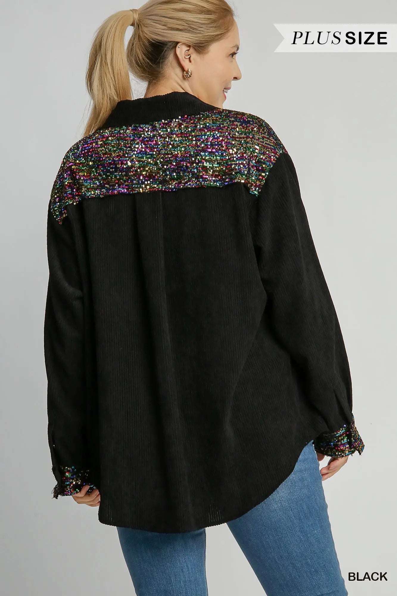 Fun Umgee Sequin Shacket P395