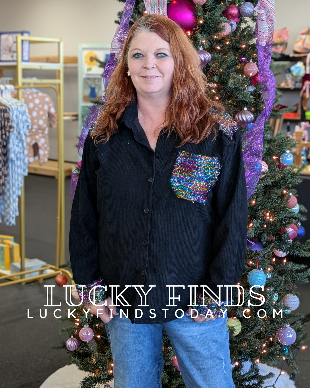 Fun Umgee Sequin Shacket P395