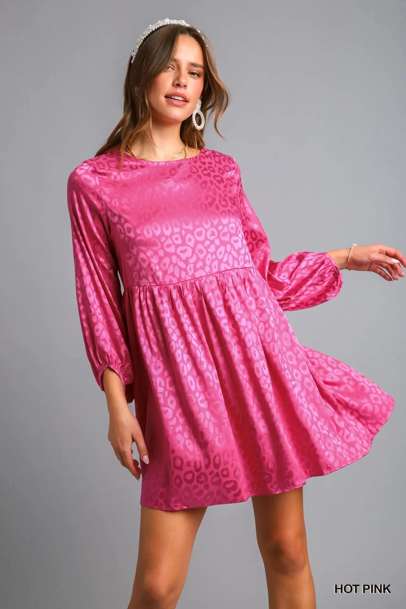 Wild Umgee Dress P414 S / H.Pink