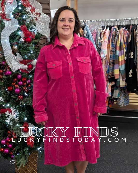 Enchantment Umgee Shirt Dress P404