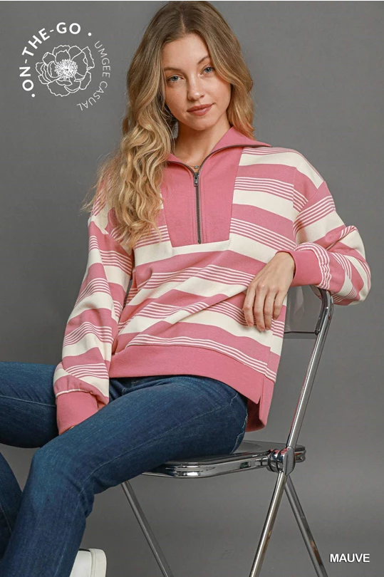 It's Umgee Striped Top P409