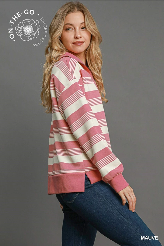 It's Umgee Striped Top P409