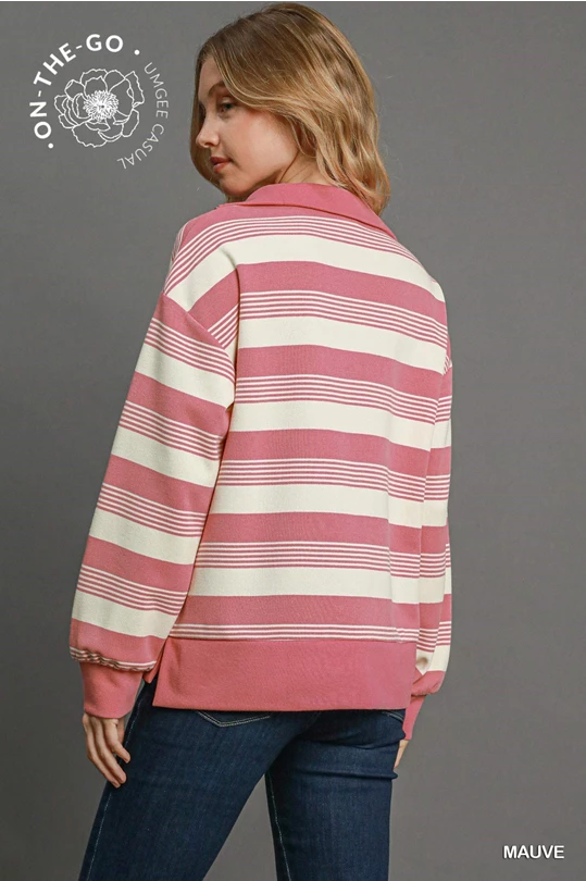 It's Umgee Striped Top P409