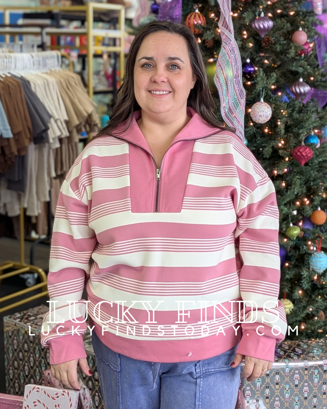 It's Umgee Striped Top P409