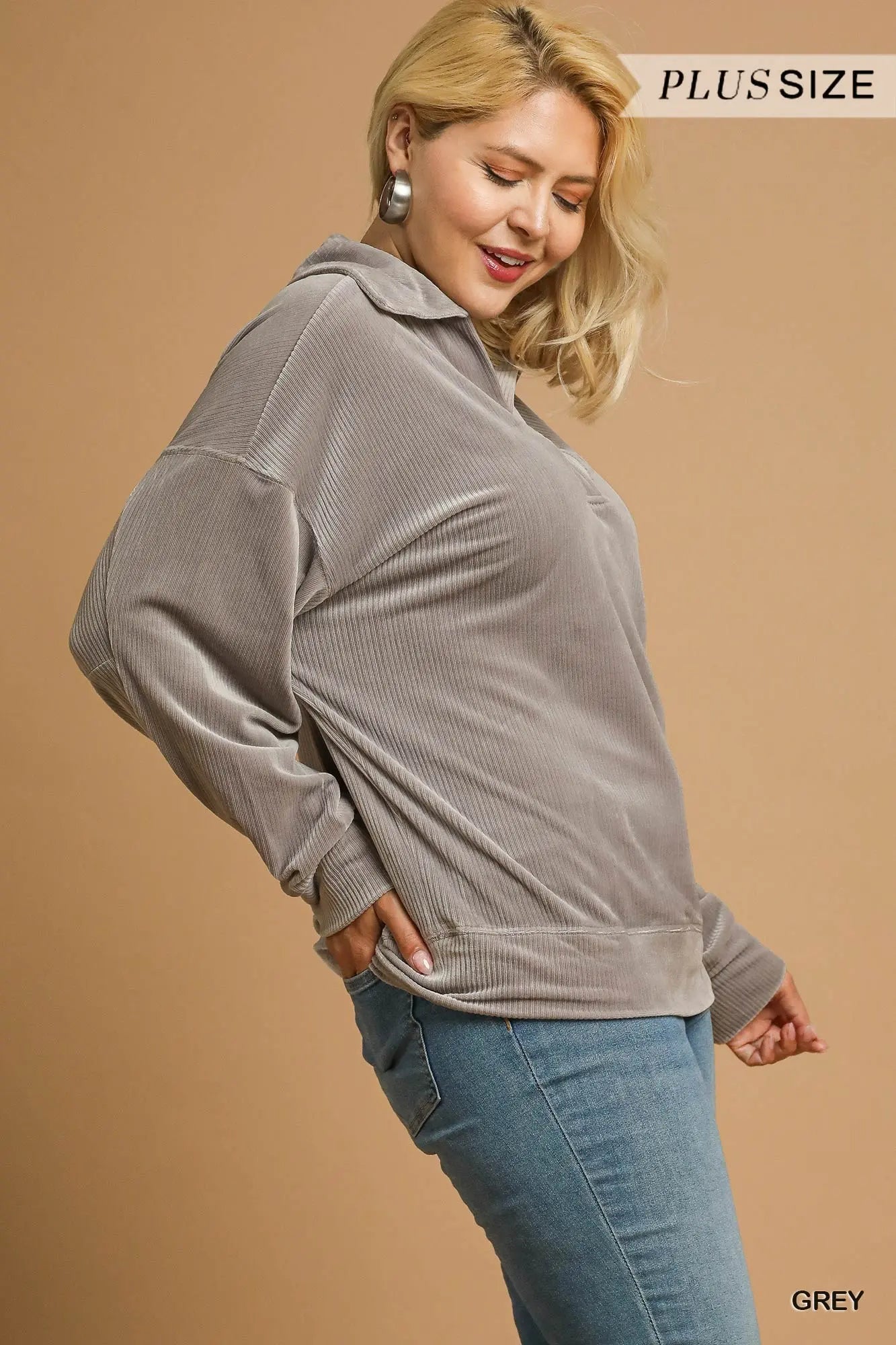 Take Me Umgee Curvy Top P411