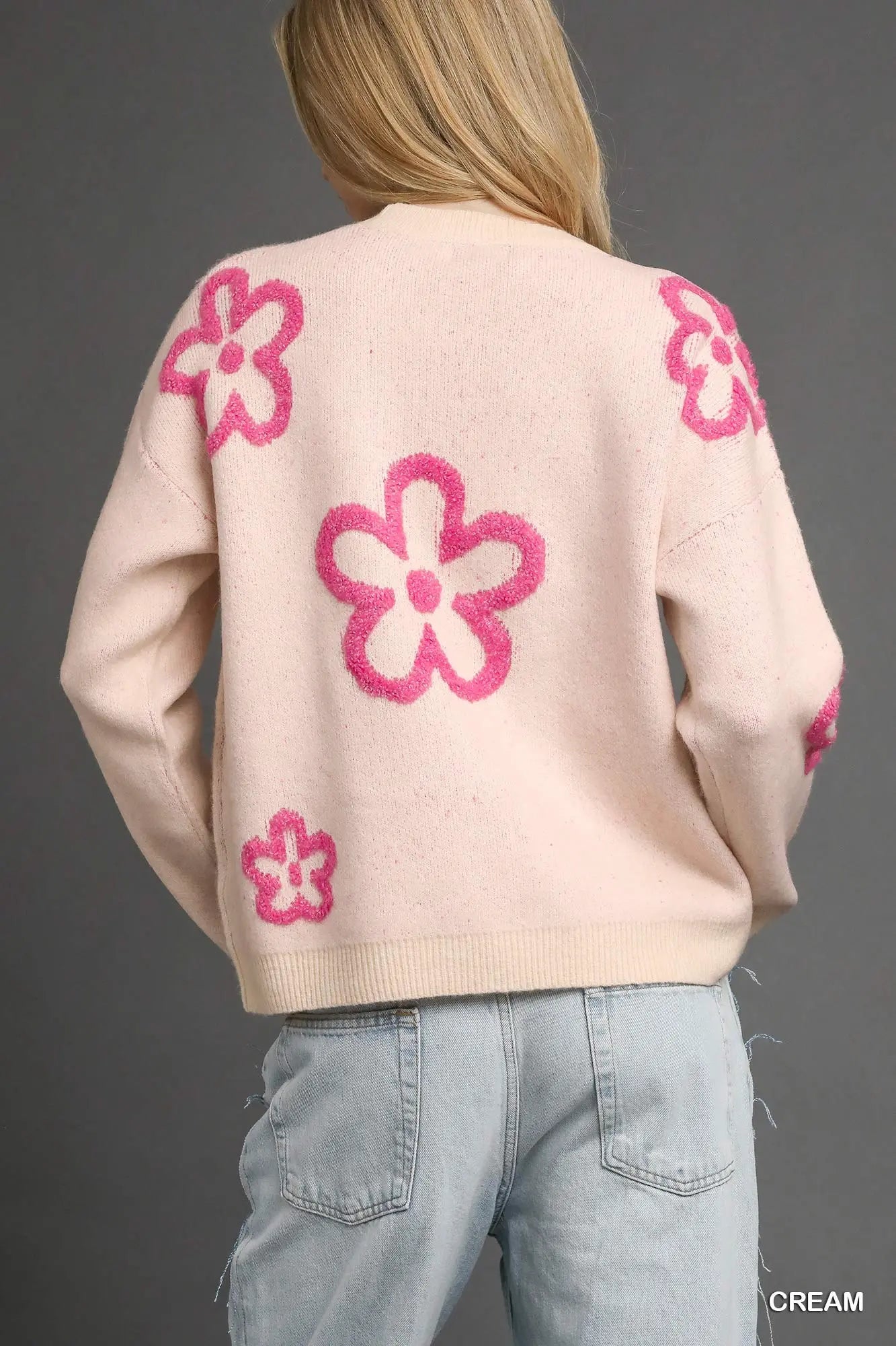 Umgee Daisy Knit Sweater P412