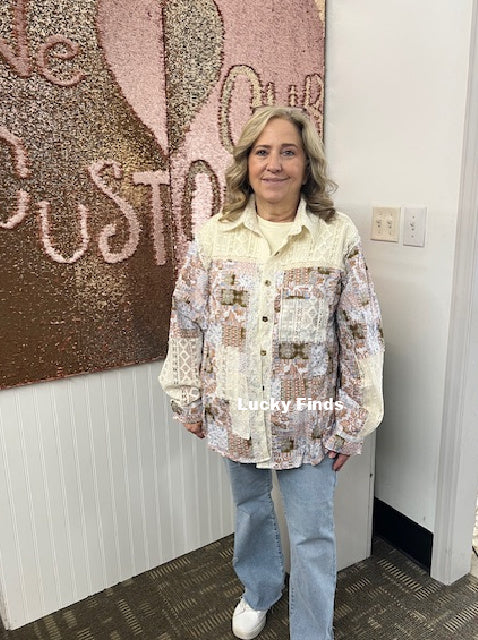 Crochet Contrast POL Top P415