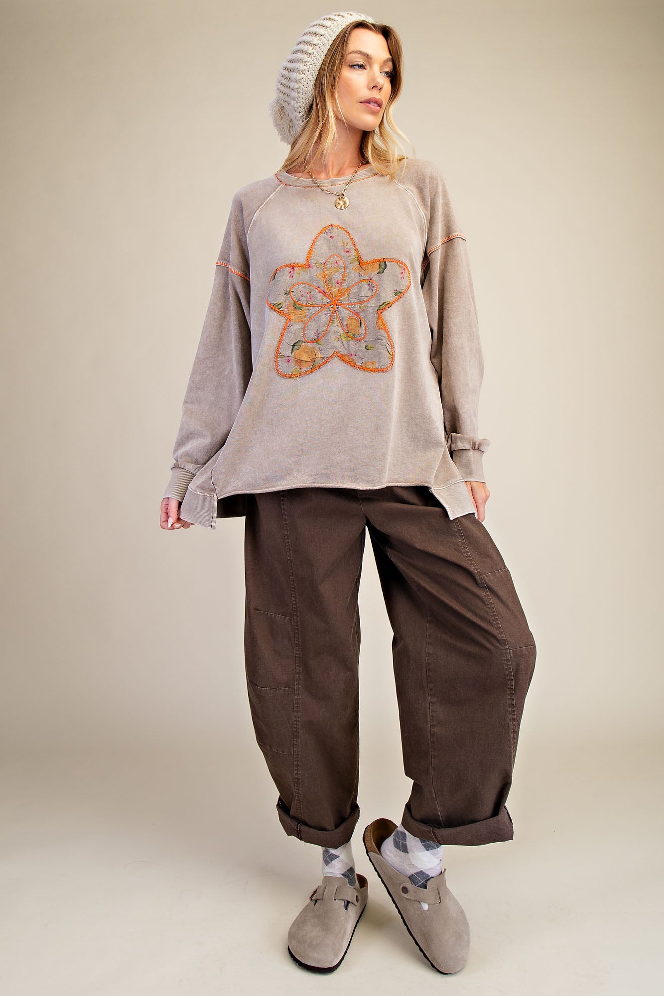 My Easel Star Patch Top P418