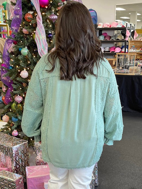 Sweet Umgee Lace Top P426