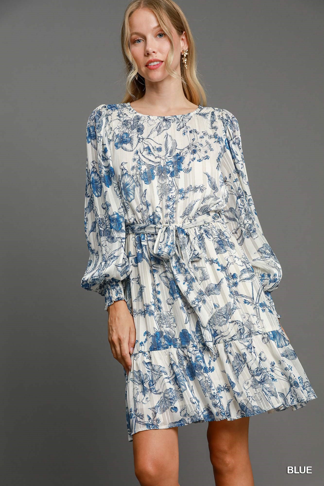 Umgee Floral Party Dress P427