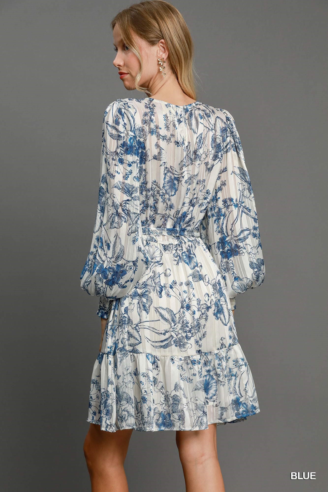 Umgee Floral Party Dress P427
