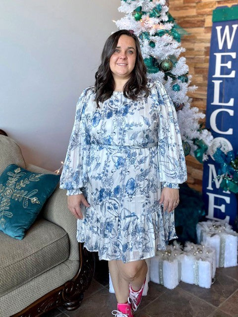 Umgee Floral Party Dress P427