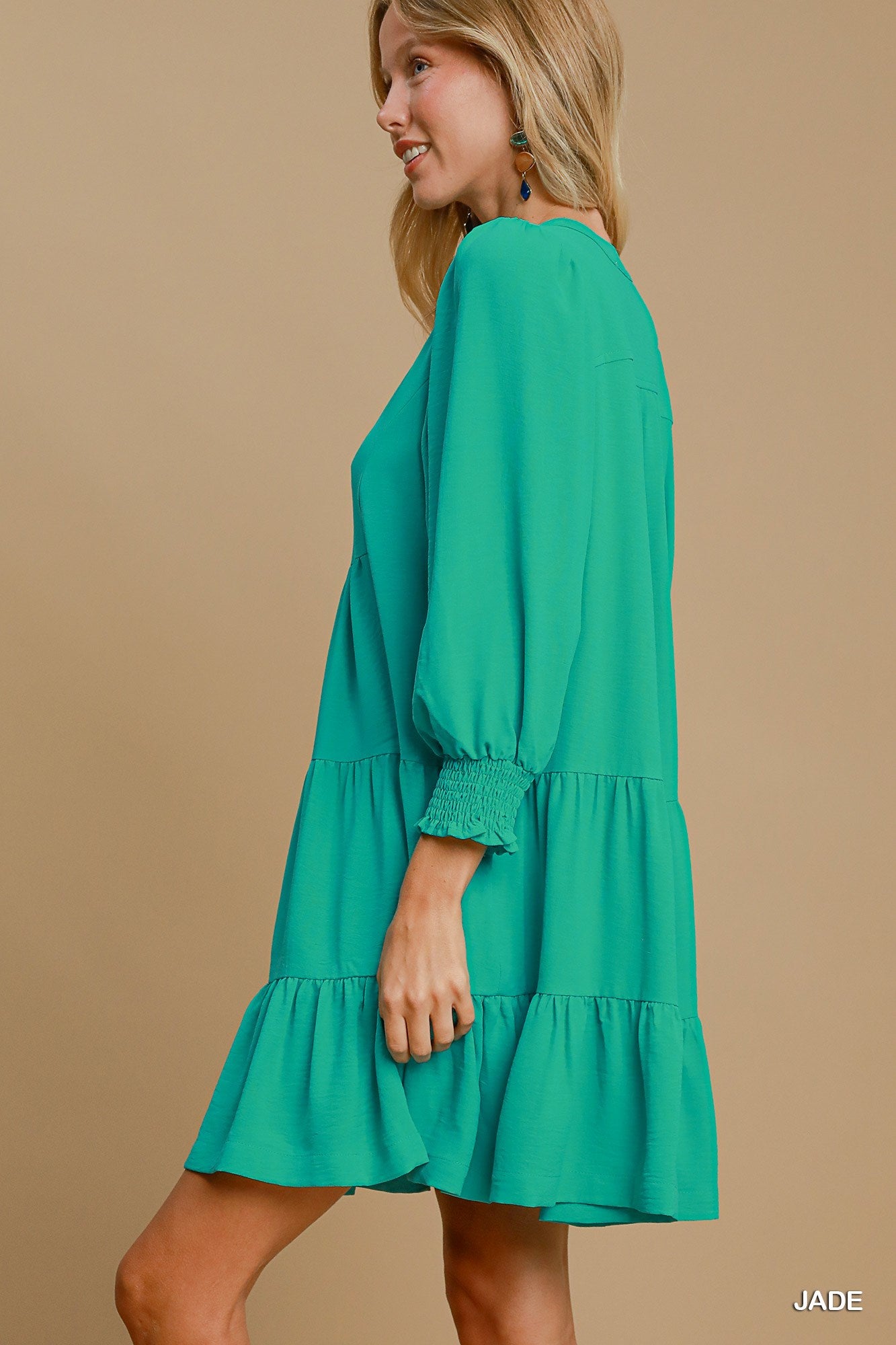 All Day Umgee Tiered Dress P430