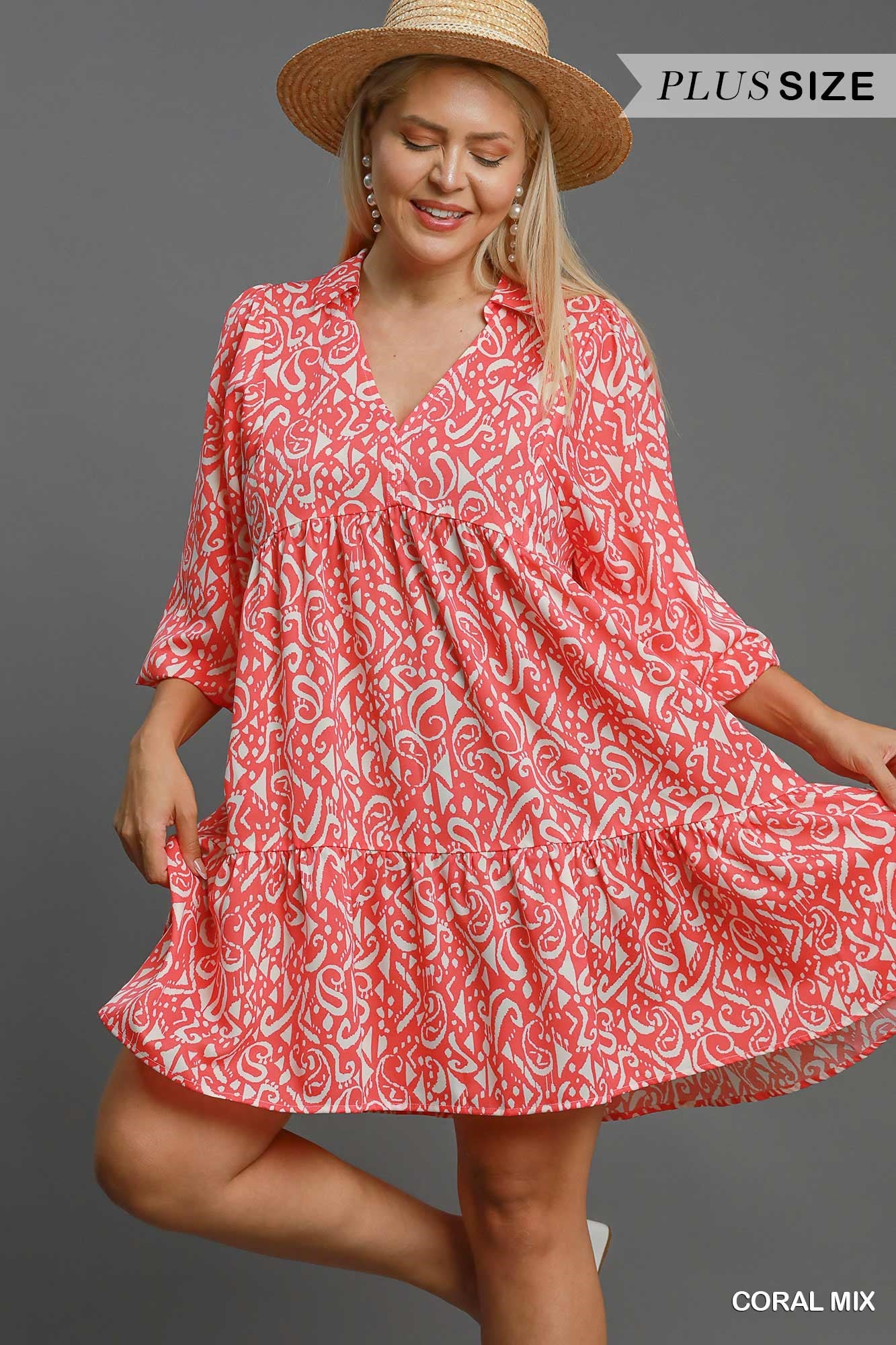 Umgee Multi Tiered Dress P431