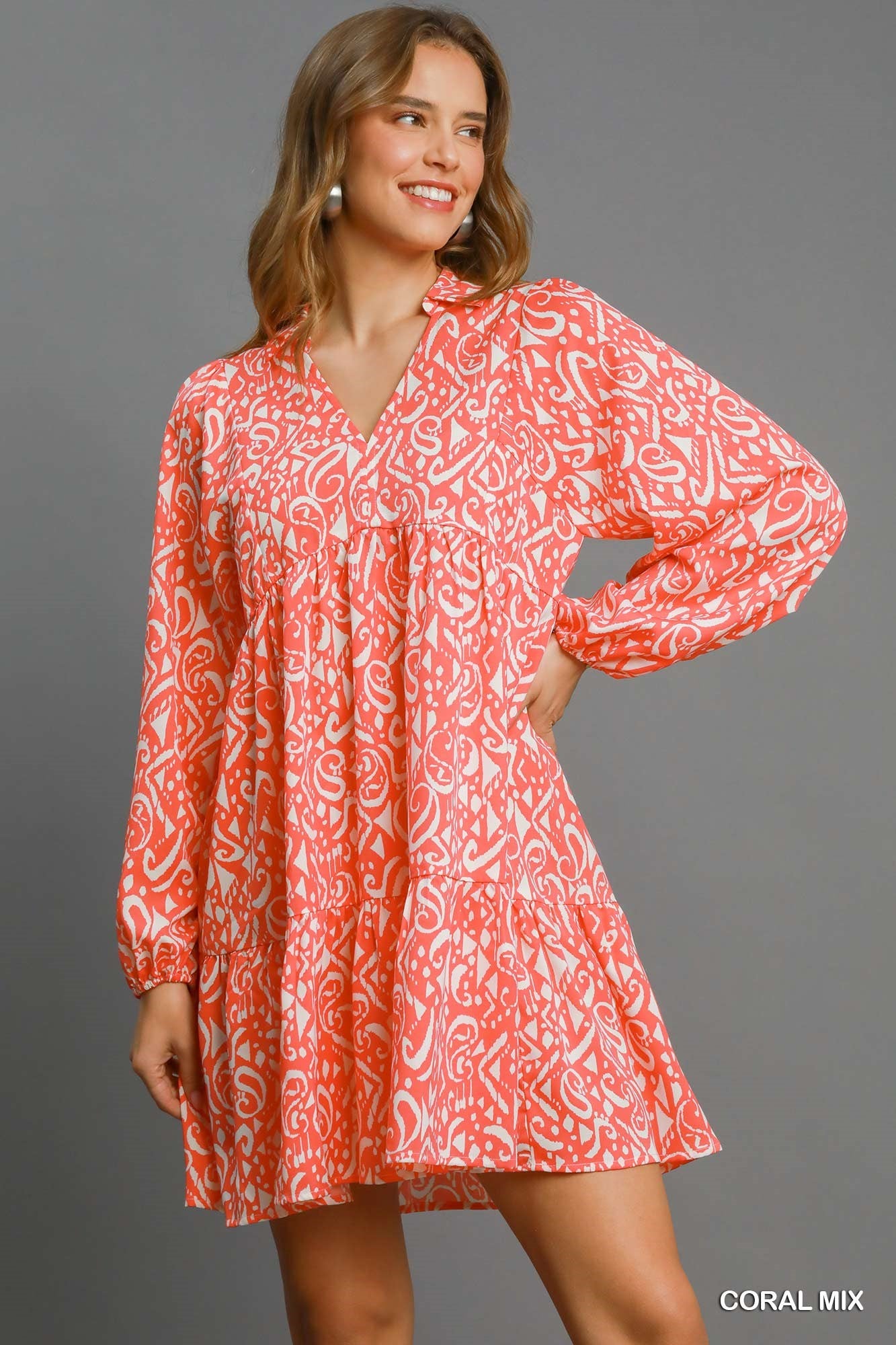 Umgee Multi Tiered Dress P431